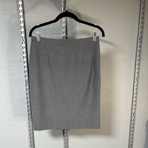 Michael Kors Elegant Charcoal Pencil Skirt